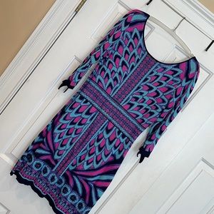 Lilly Pulitzer thin knit sweater dress with sparkle thread